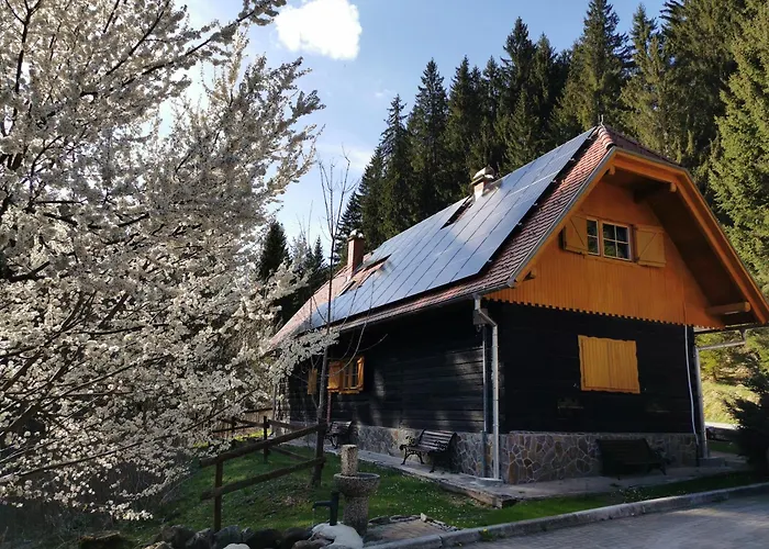 別荘 Authentic Pohorje House With Riverside Outdoor Sauna *